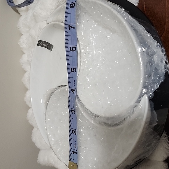 Verdici White and Black Serving Platter Set - Picture 7 of 7